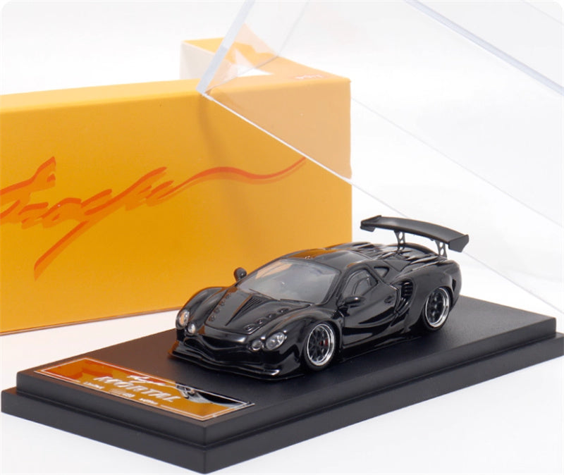 Mortal LBWK wide body modified Orochi supercar black Limited Edition 799PCS ONLY 1:64 Car Pre-built Model view6