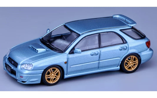 1:64 Subaru Impreza WRX STi 8 generations  Ice Blue Furuya  Travel Edition - with Accessories DIECAST Model