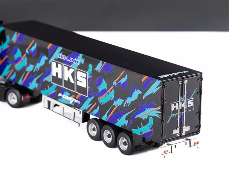 TIMEMICRO Scania container truck HKS 1:64 Truck Pre-built Model view5