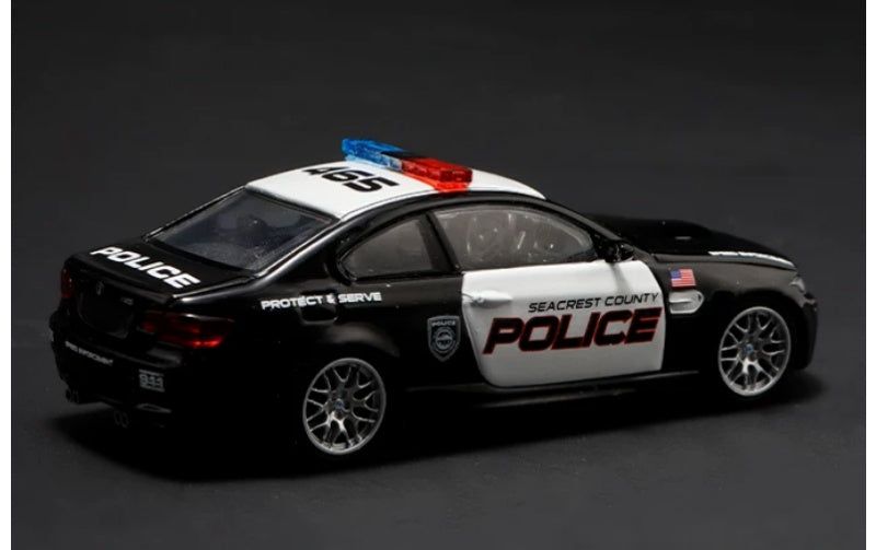 1:64 BMW M3 E92  Exhibition version police car set Fine model  Limited Edition 299PCS ONLY DIECAST Model
