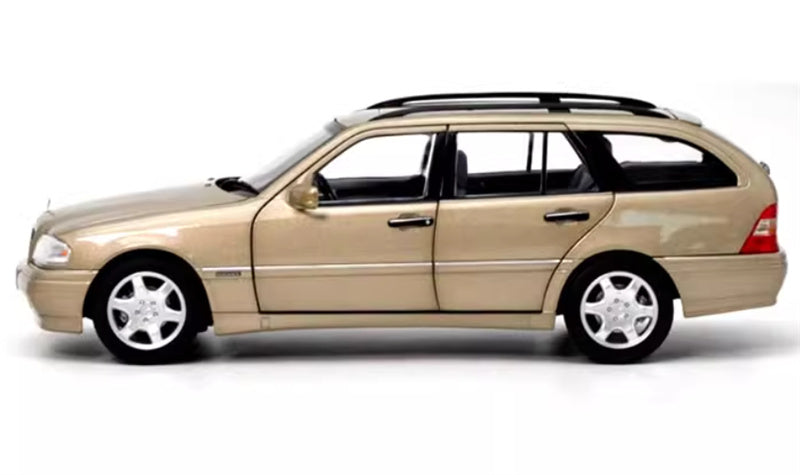 NOREV Mercedes Benz C-CLASS T 1997 station wagon Champagne Gold 1:18 Car Pre-built Model view3