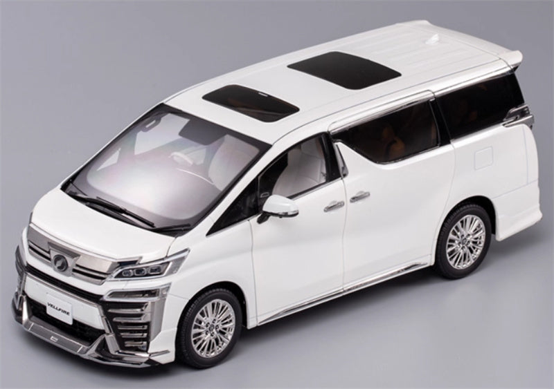 KengFai Toyota Vellfire MPV Business Vehicle white Right hand drive 1:18 Car Pre-built Model view8