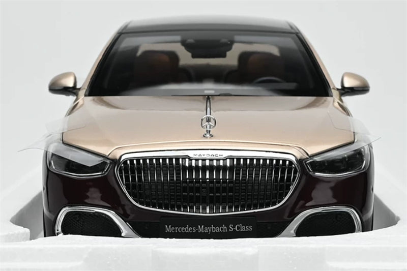 1:18 Mercedes Maybach S680 2021 red-gold Almost Real  DIECAST Model