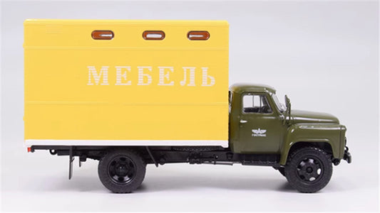Modimio Russia GZSA-893A(52) Furniture transport vehicle 1:43 Truck Pre-built Model