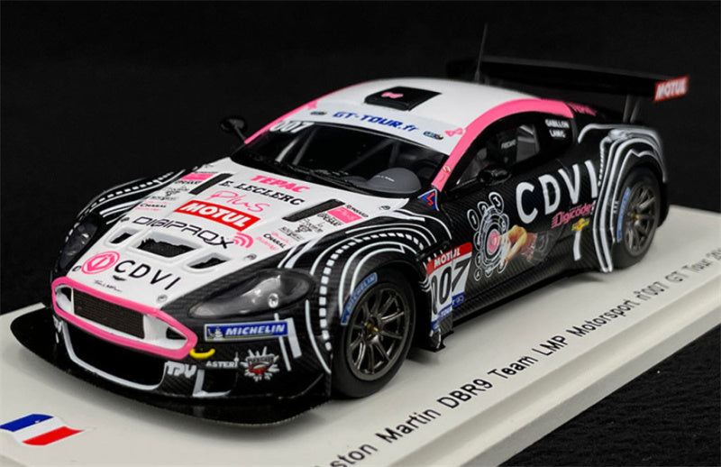 1:43 spark Aston Martin DBR9 Team LMP Motorsport GT Tour 2011 P.LAMIC-F.GABILLON view1