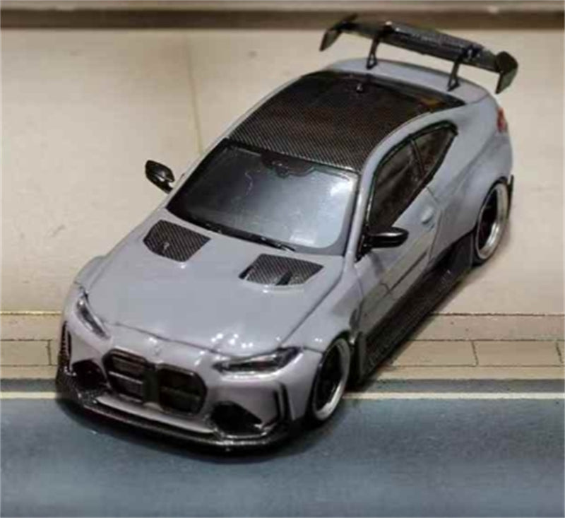 1:64 BMW G82 M4 Adro Body Kit Widebody Brooklyn Grey SW DIECAST Limited Edition 500pcs ONLY Model