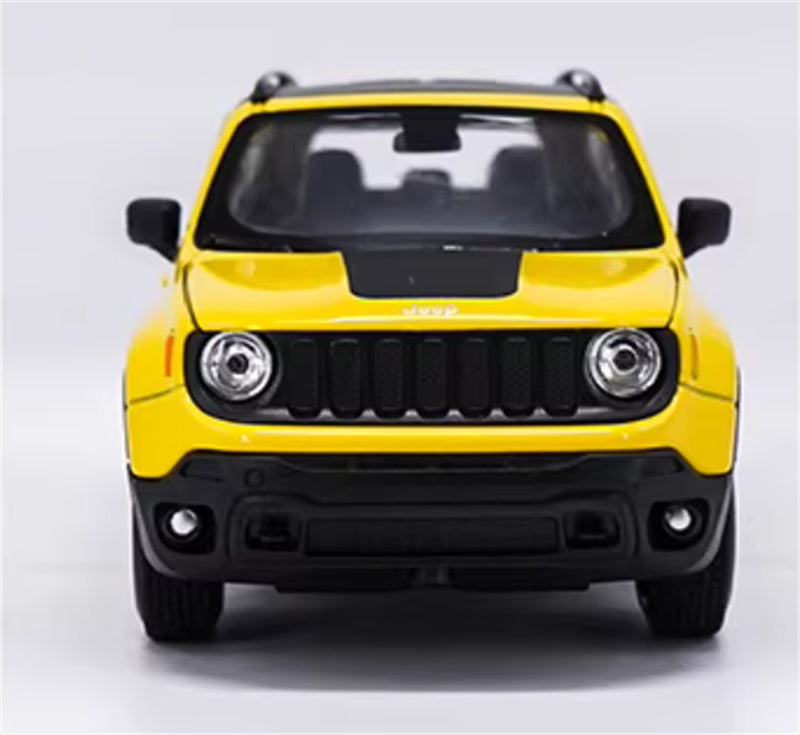 1:24 Jeep Renegade trailhawk  Yellow  WELLY  DIECAST Car Model