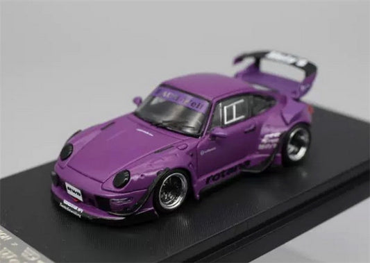 1:64 Porsche 911 RWB 993 Purple SW DIECAST Model