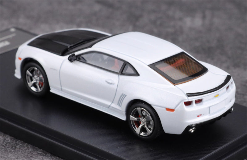Fine works 64 Chevrolet Camaro Black white Hard Top Limited Edition 500PCS ONLY 1:64 Car Pre-built Model view2