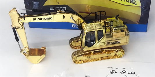 1:50 SH200-7 SUMITOMO Standard Edition Gold DIECAST Model