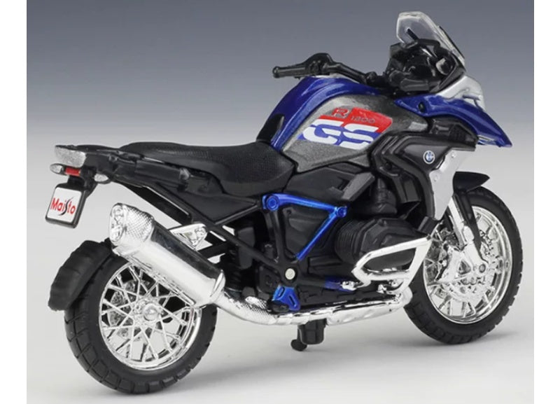 1:18 BMW R 1200 GS 2017 Metal Grey/Blue  Maisto  Diecast Motorcycle Model