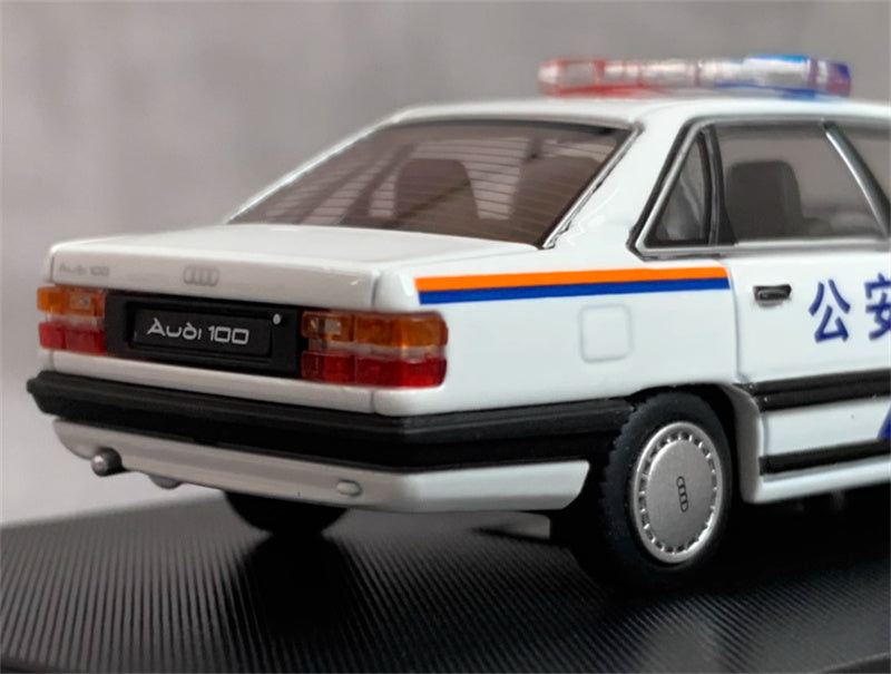Rhino Model Audi 100 C3 Police car version 1:64 Car Pre-built Model view9