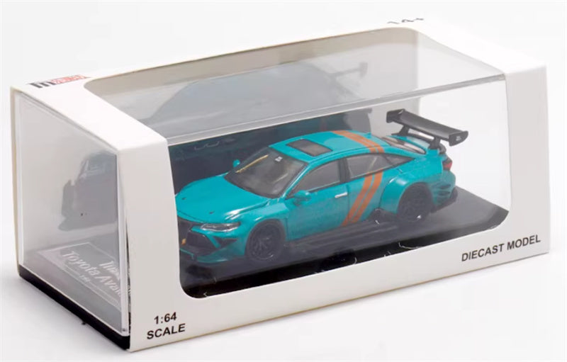 LeManFang Toyota Avalon Mk4 XX50 Wide Body Car green 1:64 Car Pre-built Model view7