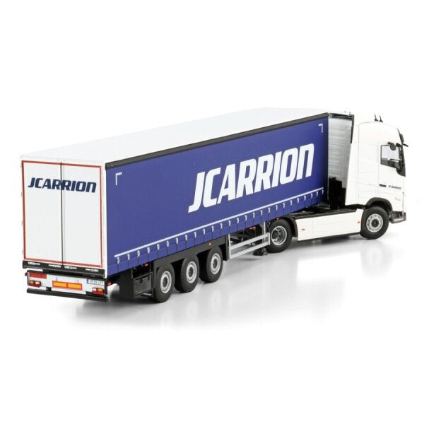 1:50 VOLVO J. CARRION FH5 4X2 CURTAINSIDE TRAILER 3 AXLE WSI   DIECAST Model