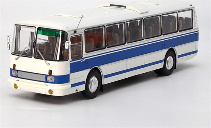 Demprice LIAZ 699 Russian Bus blue - white 1:43 Bus Pre-built Model view1