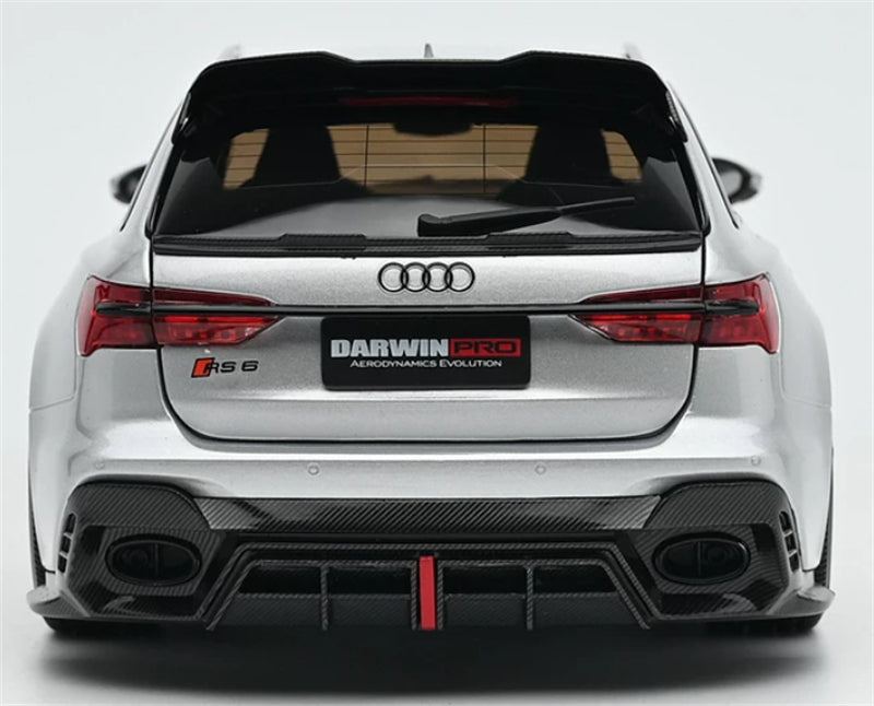 1:18 Audi DarwinPRO RS6  Silver/Black Cover HF2 wheel hub KiloWorks  DIECAST Model