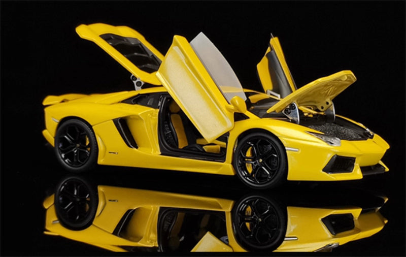 AUTOART Lamborghini Aventador LP700-4 GIALLO ORION 1:43 Car Pre-built Model view7