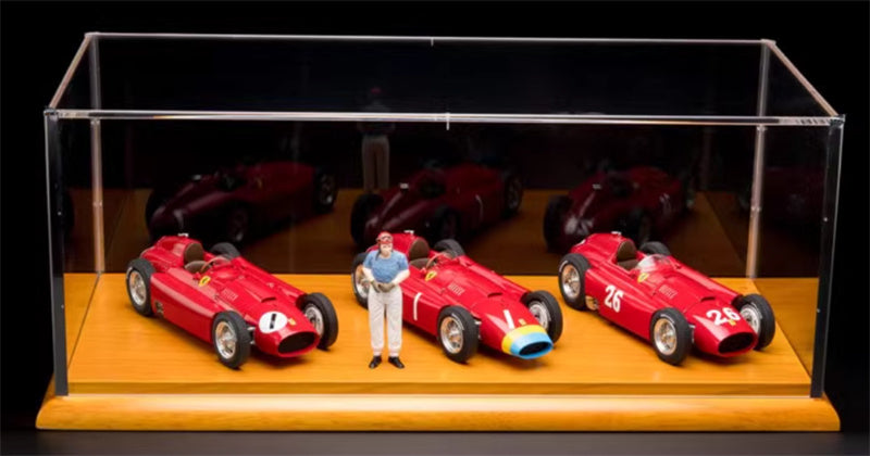 CMC Lucky Set Fangio Figure Ferrari D50 long nose #1+ Ferrari D50 short nose #1+ Ferrari D50 short nose #26 1956 Limited Edition 1:18 DIECAST Car