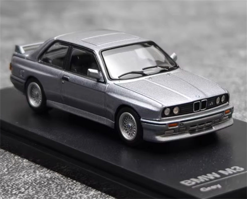 Almost Real BMW M3 E30 grey 1:64 Car Pre-built Airliner Model Display view6