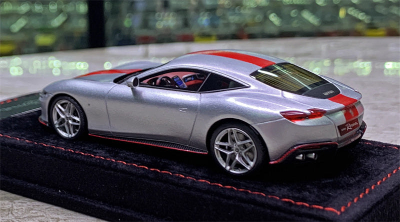 1:43 BBR MODELS Ferrari Roma Matt Sunusilver 30th Anniversary Edition LTD 20PCS view2