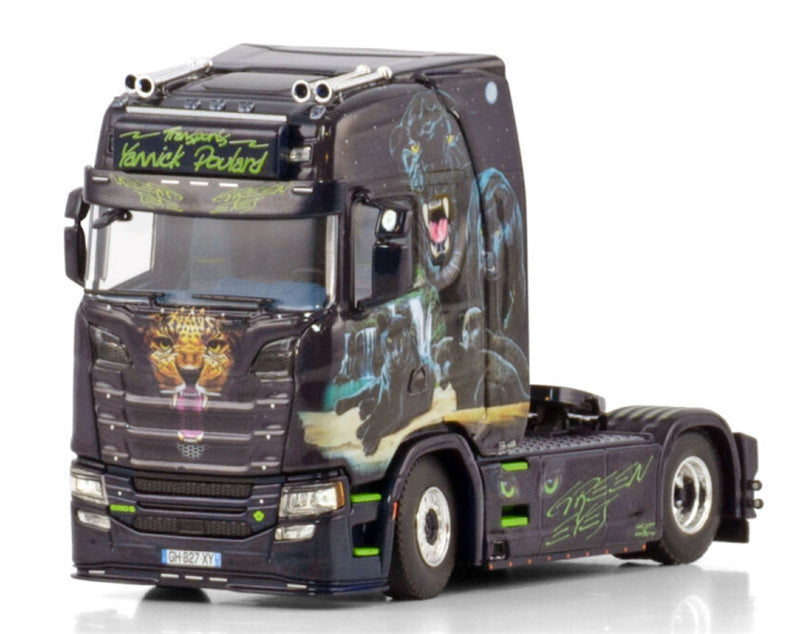 WSI  SCANIA S HIGHLINE CS20H 4X2 Yannick Poulard 1:50 Truck Pre-built Model