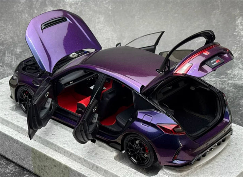 1:18 Honda Civic Type R FL5  Chameleon Purple MOTORHELIX Limited Edition 699PCS ONLY DIECAST Model