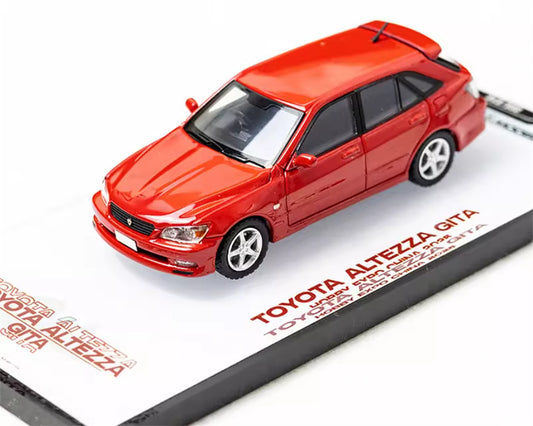Mortal TOYOTA ALTEZZA GITA IS200 Exhibition HEC Limited red Limited Edition 1:64 Car Pre-built Model view1