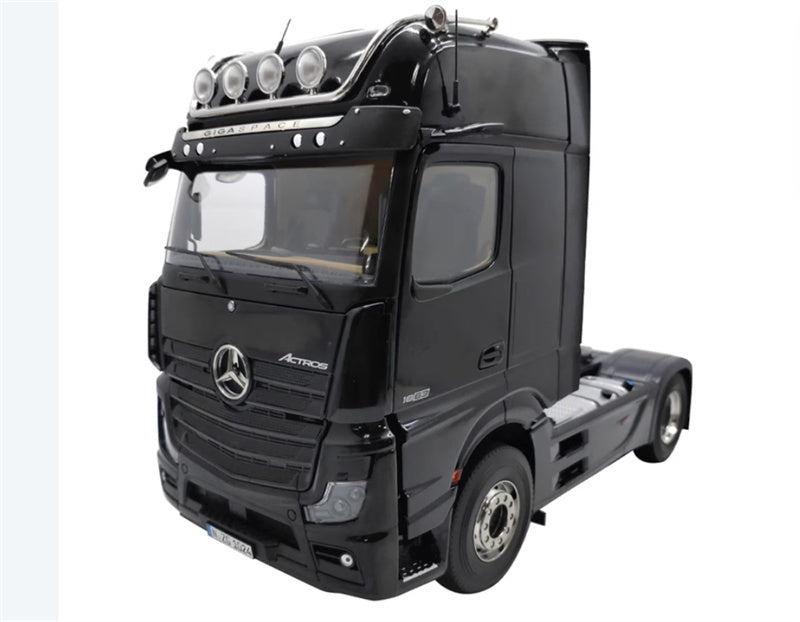 NZG Mercedes Benz Actros Lohr Black + double-layer trailer KIT 1:18 DIECAST Truck Lorry