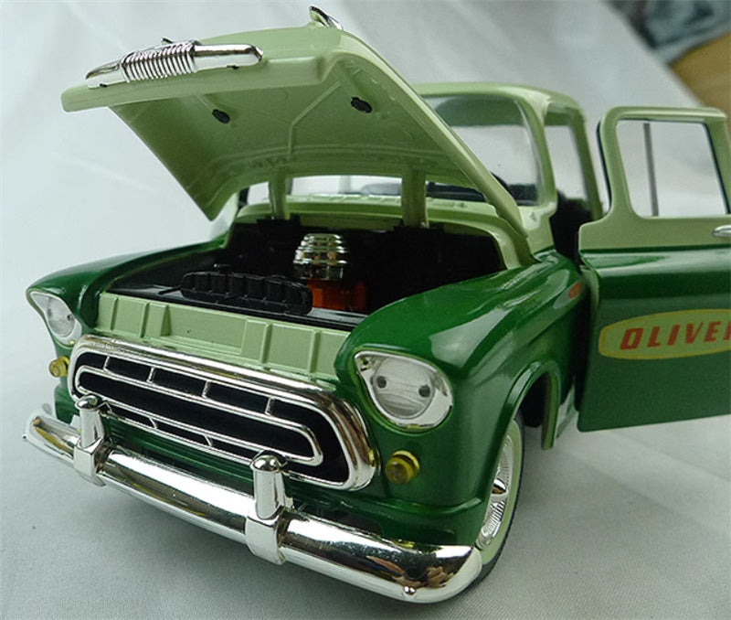 SpecCast 1957 Chevy Stepside Pickup Oliver green 1:25 Truck Pre-built Model