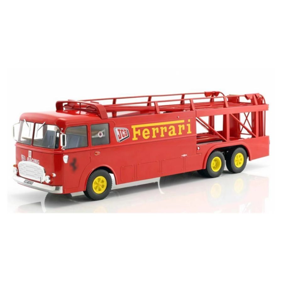 NOREV Fiat Bartoletti 306/2 Ferrari JCB racing transport vehicle 1:18 DIECAST Truck Lorry