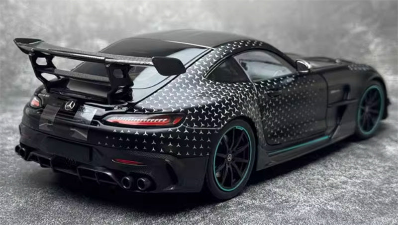MINICHAMPS Mercedes AMG GT Black Series 2021 Starry Black Coating Limited Edition 400PCS ONLY 1:18 Car Pre-built Model view7