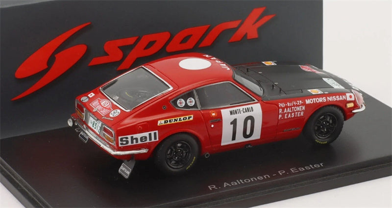 spark Datsun 240Z 18th Rally Monte Carlo 1973 #10 1:43 Car Pre-built Model view4