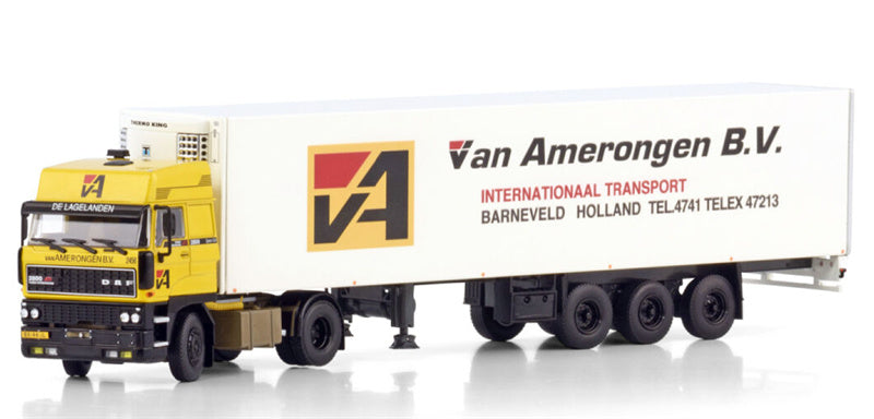 WSI DAF 2800 SPACE CAB 4X2 REEFER Van Amerongen B.V. 1:50 Model