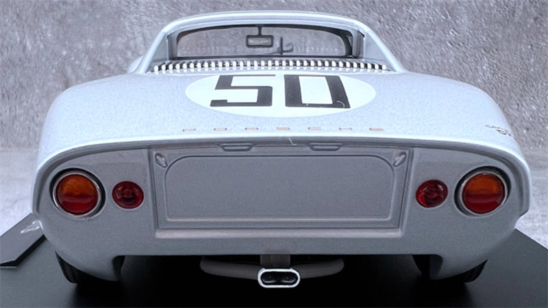 NOREV Porsche 904 GTS #50 silver 1:18 Car Pre-built Model view6