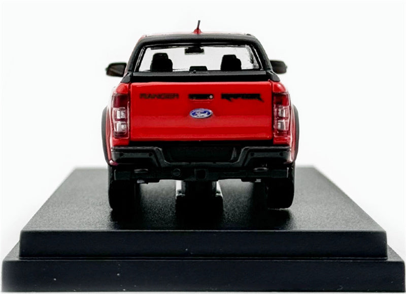 MK Miniatures Ford Ranger Raptor Pickup Red 1:64 Truck Pre-built Model view5
