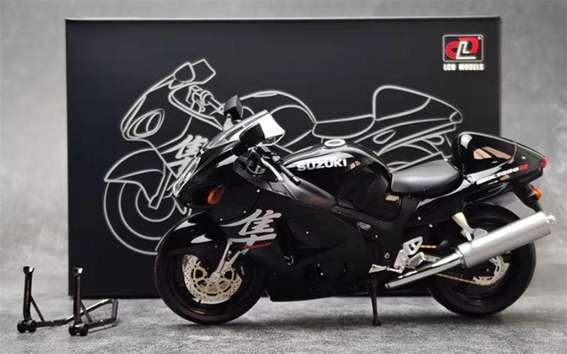1:12 Suzuki GSX-1300R Hayabusa  Black  LCD MODELS  DIECAST motorcycle Model