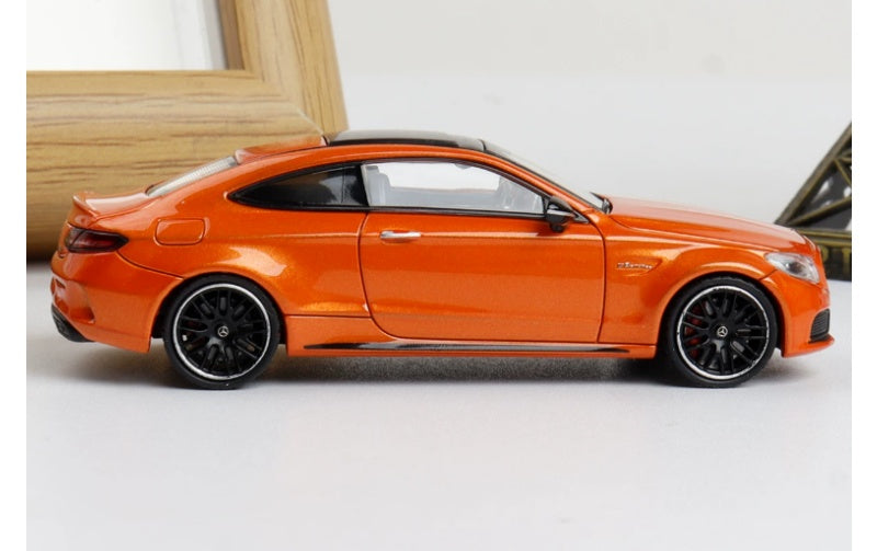 1:64 Mercedes-Benz AMG C63s  Sunset Orange Howie Model  Limited Edition 499PCS ONLY DIECAST Model