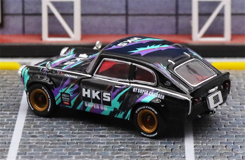 Mortal Honda S800 HKS coating 1:64 Car Pre-built Model view2