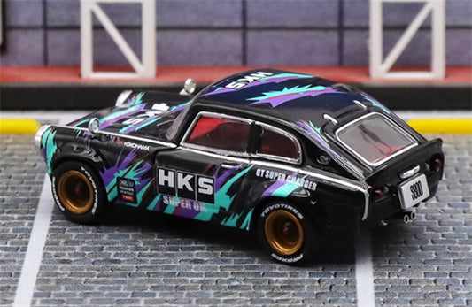 Mortal Honda S800 HKS coating 1:64 Car Pre-built Model view2