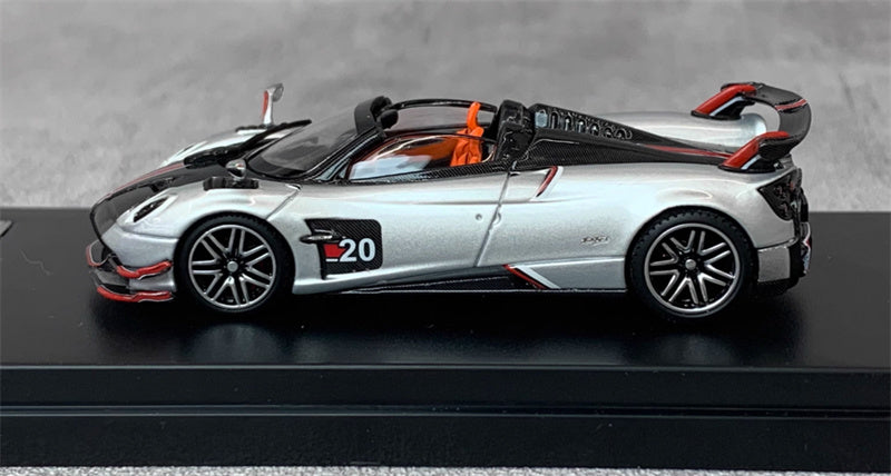 LCD-MODELS Pagani Huayra Roadster BC Reproduction commemorative edition 1:64 Car Pre-built Model view3