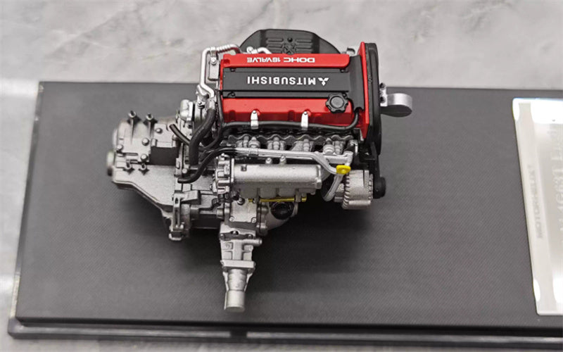 MOTORHELIX Mitsubishi 4G63 EVo4 ENGINE 1:18 Car Accessories Pre-built Model view1