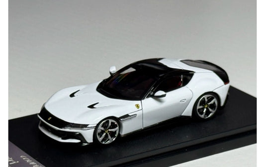 1:64 Ferrari 12 Cilindri Coupe  Hardtop white Phantom Knight  Limited Edition 999PCS ONLY DIECAST Model
