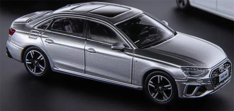 VAV AUDI A4L Silver Sedan 1:64 Car Pre-built Model