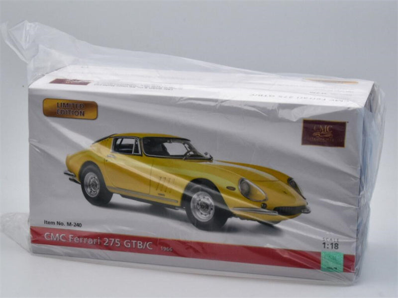 CMC Ferrari 275 GTB/C 1966 Classic sports car yellow 1:18car Pre-a Model
