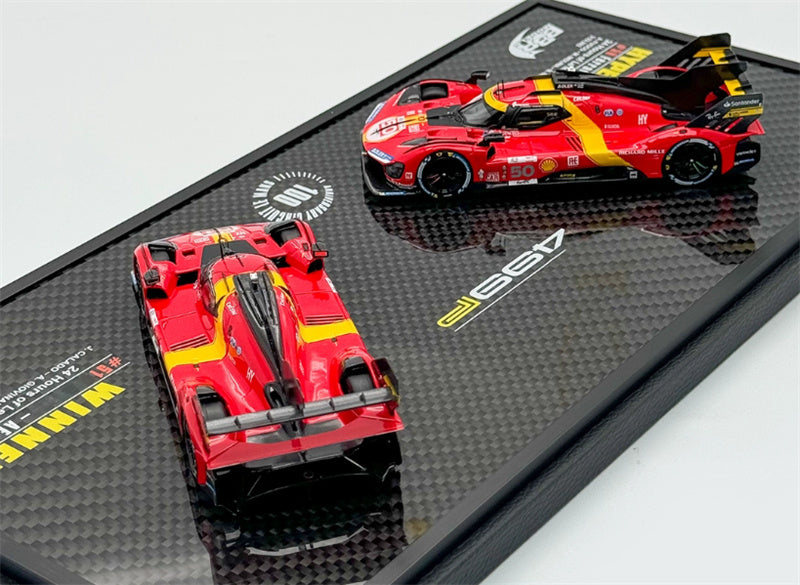 BBR MODELS Ferrari 499P Le Mans 2023 Set #50 and #51 LTD 151PCS 1:43 Car Model view4