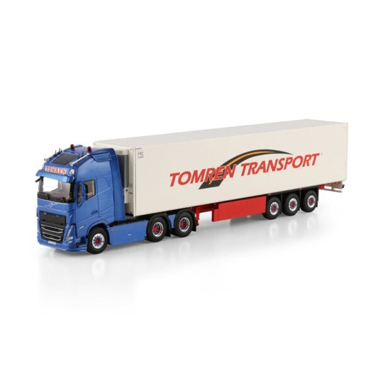 1:50 VOLVO TOMREN FH5 XL 6X2 REEFER TRAILER 3 AXLE WSI   Diecast Model