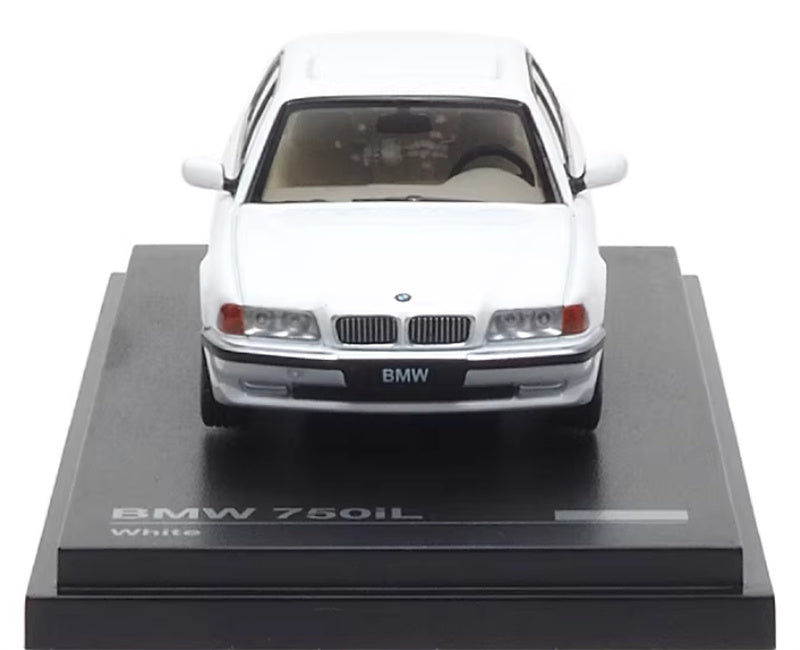Almost Real BMW 750iL E38 White 1:64 Car Pre-built Airliner Model Display view7