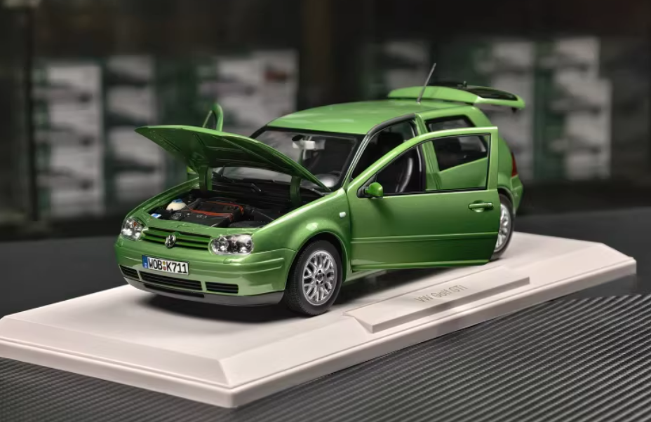 1:18 Volkswagen Golf GTI 1998 Green  NOREV 4th generation DIECAST car Model