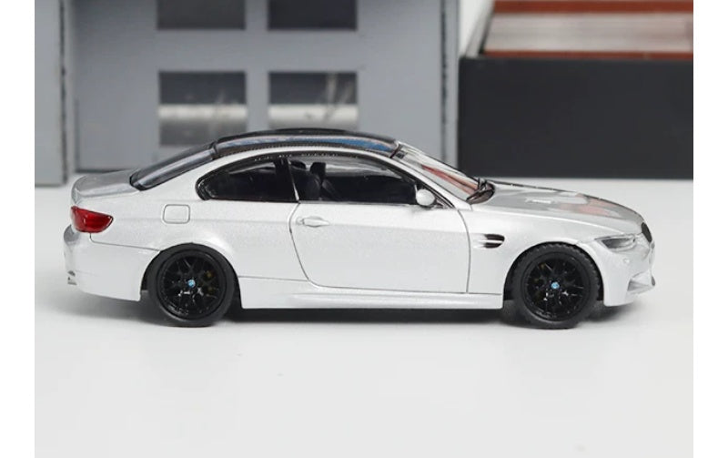 1:64 BMW M3 E92  Silver Carbon top Fine model  Limited Edition 699PCS ONLY DIECAST Model
