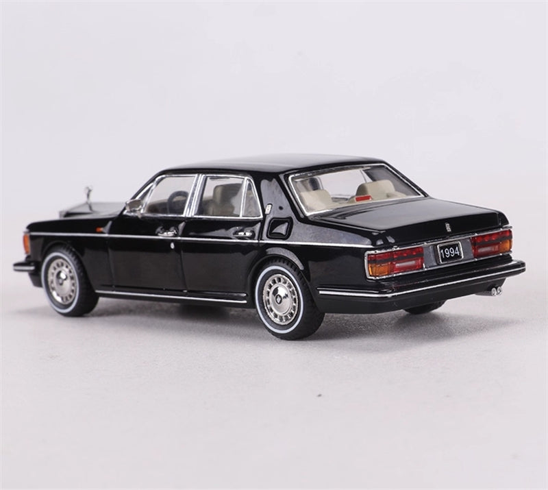 GFCC 1994 Rolls Royce Silver Spur III BLACK White waistline Limited Edition LHD 1:64 car Pre-built Model view6